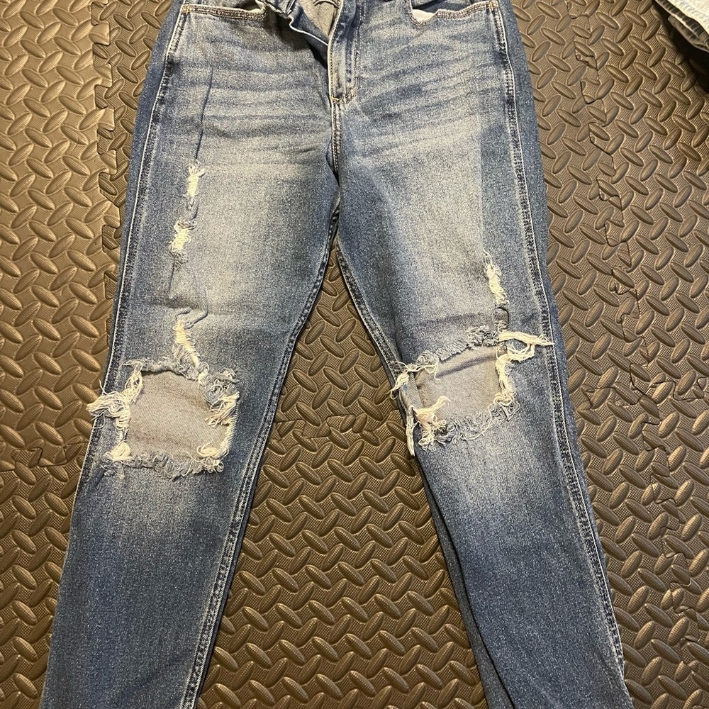 Hollister Curvy High-Rise Blue Jeans
